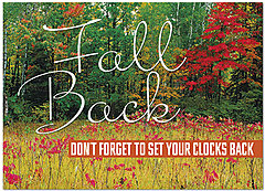 Select a verse or write your own. Fall Back Trees Card D5090D-Y